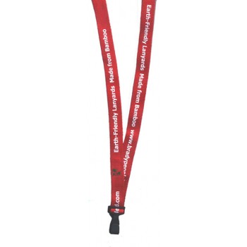 Bamboo Breakaway Lanyard 5/8" w/Non Swivel Hook - 100 pack